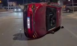 Diyarbakır’da araç takla attı: 1 yaralı