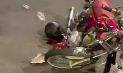 Diyarbakır’da motosiklet ile otomobil çarpıştı: 1 yaralı
