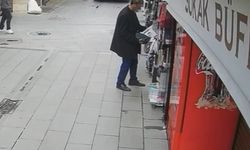 Dükkanın önündeki fanlı ısıtıcıyı bakıyormuş gibi yapıp alıp gitti