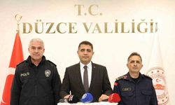 Düzce’de suç oranları geçen yıla oranla yüzde 10 azaldı
