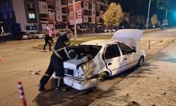 Erzincan’da iki otomobil çarpıştı, 1 kişi yaralandı