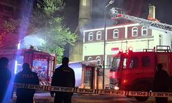 Erzurum’da Cami yangını korkuttu