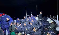 Fethiye açıklarında 46 düzensiz göçmen yakalandı