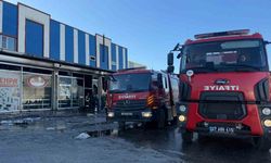 Gaziantep’te hırdavat malzemeleri satan iş yerinde yangın