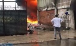 Geri dönüşüm atölyesi ateş topuna döndü