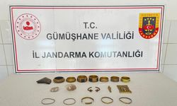 Gümüşhane’de tarihi eser operasyonunda çok sayıda obje ele geçirildi