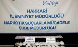 Hakkari’de 31 kilo uyuşturucu ele geçirildi