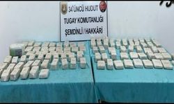 Hudut birlikleri 102 bin 429 gram uyuşturucu madde ele geçirdi