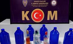 Isparta’da 33,5 litre kaçak alkol ve elektronik cihaz yakalandı