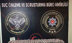 İzmir’de uyuşturucu operasyonu: 33 bin adet sentetik hap ele geçirildi
