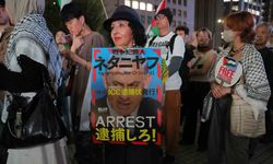 Japonya’da İsrail’in Gazze’ye saldırılarının 2’nci yıl dönümü protesto edildi