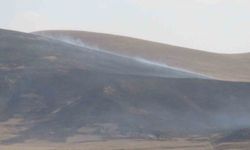 Kars’ta anız yangını