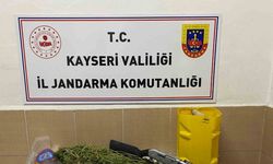Kayseri’de 1 kilo 690 gram kubar esrar ele geçirildi: 1 gözaltı