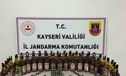 Kayseri’de 50 şişe sahte alkol ele geçirildi: 2 gözaltı