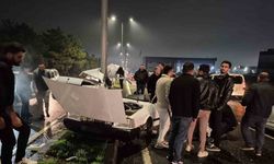 Kazada Fiat Tofaş ortadan ikiye ayrıldı: 1 yaralı