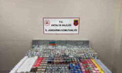 Kemer’de kaçak sigara operasyonu
