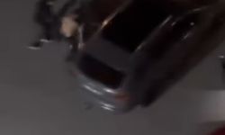 Komşuların yumruklu kavgası kamerada