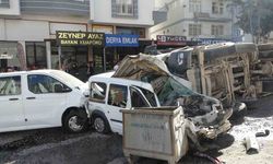 Malatya’da freni patlayan hafriyat kamyonu dehşet saçtı: 5 yaralı