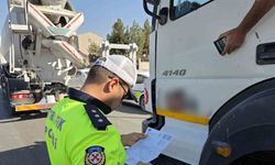 Malatya’da hafriyat kamyonlarına sıkı denetim