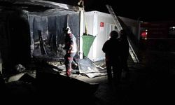 Malatya’da konteyner kentte korkutan yangın