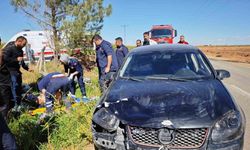 Mardin’de otomobil ile motosikletin çarpıştığı kazada 1 kişi yaralandı