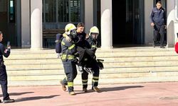 Menteşe’deki lisede deprem tatbikatı gerçekleştirildi