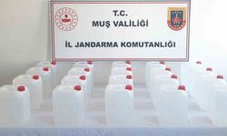Muş’ta 100 litre etil alkol ele geçirildi
