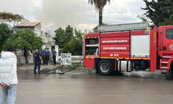 Müstakil ev alevlere teslim oldu