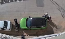 Park halindeki otomobile çarpıp hiçbir şey olmamış gibi kaçtı