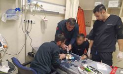 Parmağına sıkışan yüzüğü itfaiye çıkardı