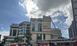 Pendik’te Özel Emsey Hastanesi’nde yangın paniği