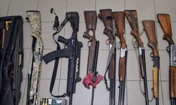 Projektörle tavşan avına jandarmadan operasyon