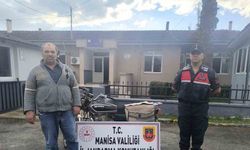 Salihli’de plakasız motosiklet çalıntı çıktı