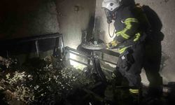 Samandağ’da yanan ev kullanılmaz hale geldi