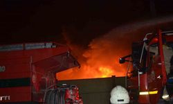 Samsun Bafra OSB’de geri dönüşüm tesisinde yangın