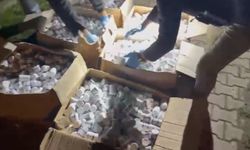 Samsun’da tırdan 153 bin adet uyuşturucu hap çıktı