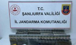 Şanlıurfa’da bin 960 paket kaçak sigara ele geçirildi