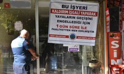 Siirt’te kaldırım işgali yapan iki işletmeye geçici kapatma cezası