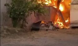 Sivas’ta korkutan yangın: 2 ev, 1 ahır ve samanlık zarar gördü