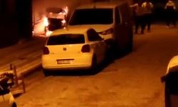 Sultangazi’de elektrikli araç yanarak küle döndü