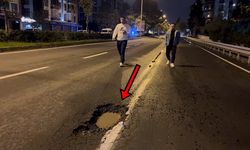 Tekirdağ’da sürücü çukurdan kaçarken başka çukura daldı: "Çok kötüydü, çok korktuk"