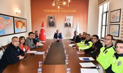 Tekirdağ’da Trafik Güvenliği Toplantısı: "Trafik işaretleri sadeleştirme komisyonu" kuruldu