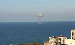 Trabzon açıklarında denizde patlama