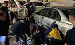 İş makinesi ile çarpışan motosikletli ağır yaralandı