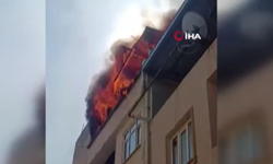 Bursa'da çatı katında yangın paniği