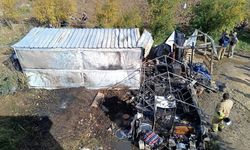 Konteynerde yangın felaketi: Bebek öldü, annesi yaralı