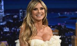 Manken Heidi Klum kıllarını gösterdi!