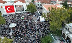 Bursa'da Filistin’e destek mitingi