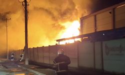 Geri dönüşüm fabrikasında yangın