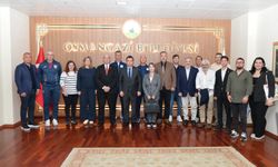 Proje ortaklarından Başkan Aydın’a ziyaret
